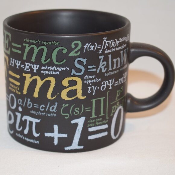 2011 Philosophers Guild Math Mug Equations Coffee Cup EUC - Picture 3 of 5